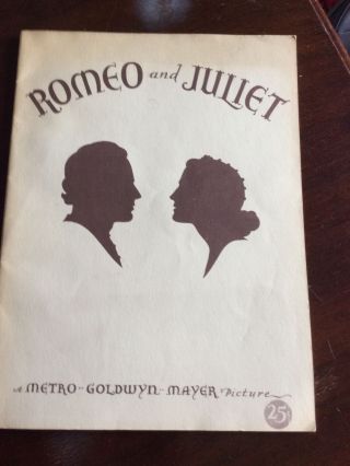 Romeo & Juliet: Metro Goldwyn Mayer Picture Theatre Program George Cukor 1936
