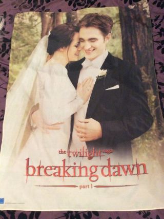 Bella Swan The Twilight Saga Breaking Dawn Fabric Poster