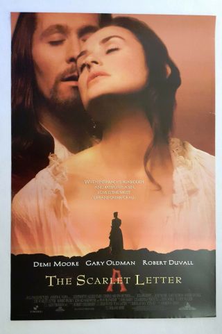 The Scarlet Letter 1995 Movie Poster 27x40 Rolled 1 Sheet,  Double - Sided