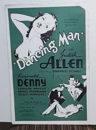 Dancing Man 1934,  Reginald Denny,  Judith Allen,  Edmund Breese,  Natalie Moorhead