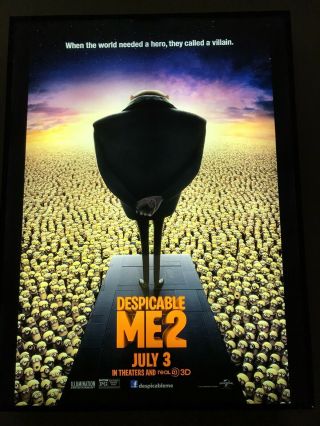 Despicable Me 2 Movie Poster 2013 Double Sided 27x40 Minions
