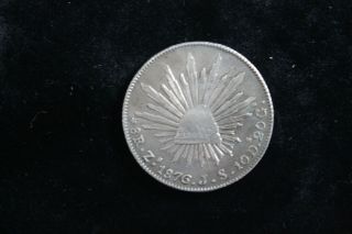 1876 Mexico 8 Reales Zs