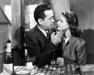 8x10 Print Humphrey Bogart Ingrid Bergman Casablanca 1942 2442