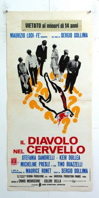 Italy Playbill - Devil In The Brain - Sandrelli - Sergio Sollima - Thriller Ita - A106 - 29