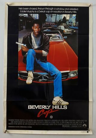 Beverly Hills Cop Movie Poster (fine -) Aust 1sht 1984 Eddie Murphy 27x40 5940