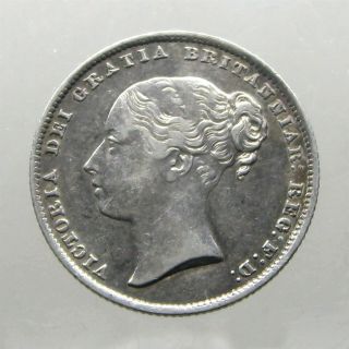 Queen Victoria Silver Shilling_great Britain_minted 1861_63 Year Reign