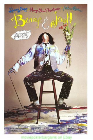 Benny And Joon Movie Poster Ds 27x40 Advance Style Johnny Depp