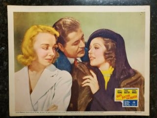 Wife,  Doctor,  & Nurse Movie 1937 Title Lobby Card