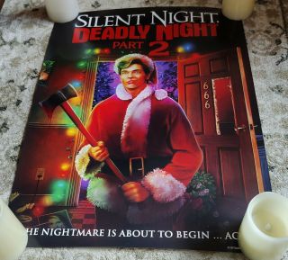 Silent Night Deadly Night 2 18 " By 24 " Film Rolled Poster Scream Factory