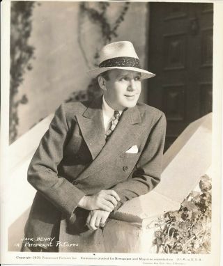 Jack Benny Vintage 1939 Paramount Pictures Studio Portrait Photo