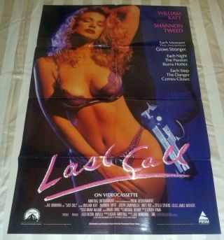 Last Call (1991) - Video Store Movie Poster 26 X 37
