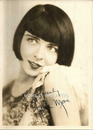 Colleen Moore Vintage Hollywood Fan Photograph Portrait