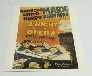 Publicity Photos - A Night At The Opera - Marx Brothers - Kitty Carlisle - 1935