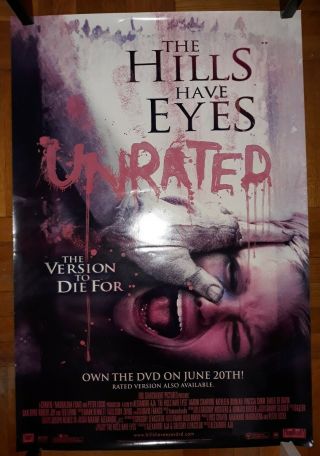 Wes Craven The Hills Have Eyes (2006) Poster And Red Eye (2005) Rachel Mcadams