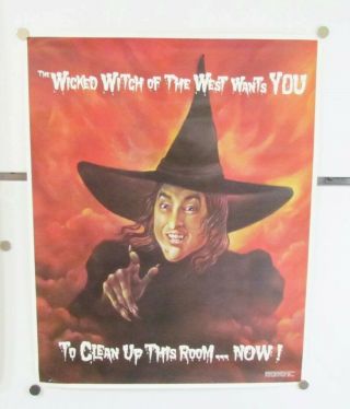 Wizard Of Oz The Wicked Witch Of The West Wants You To Up This Room Poster