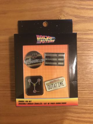 Funko Back To The Future Limited Edition To 500 Enamel Pin Set
