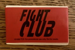 Vintage 1999 Fight Club Movie Promo Soap - Brad Pitt Edward Norton David Fincher