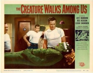 THE CREATURE WALKS AMONG US (1956) U.  S.  Lobby Cards Set of 8 LIMITED OFFER 3