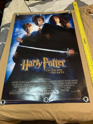 20 Harry Potter Chamber Of Secrets Movie Theater Poster Official 27x40 Ds