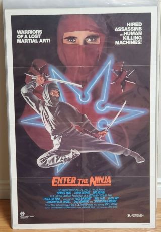 Enter The Ninja (1981) One Sheet Movie Poster Sho Kasugi