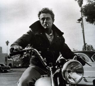 James Dean Iconic Actor On A Motorcycle Picture Photo Poster Print 11 X 17