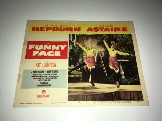 Funny Face Movie Lobby Card Poster 1957 Audrey Hepburn Musical