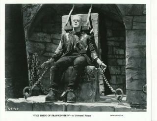Boris Karloff 1935 The Bride Of Frankenstein Universal Studio Horror Photo
