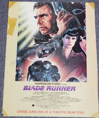 Blade Runner (1982) Advance Advertisement Star Trek Convention