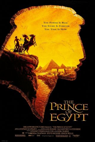 The Prince Of Egypt (1998) Movie Poster - Rolled
