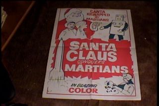 Santa Claus Conquers The Martins " B " Orig Movie Poster