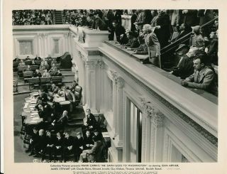 Jean Arthur Us Senate Chamber Vintage Mr Smith Goes To Washington Photo