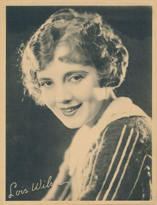 Lois Wilson Vintage 1920s Silent Starlet Dbw Portrait Photo