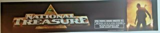 National Treasure Double Sided Movie Theater Mylar 5x25