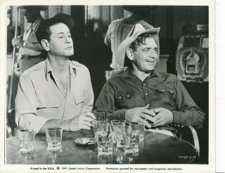 Clark Gable Eli Wallach Vintage 1961 The Misfits Ua Studio Photo
