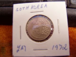 1972 South Korea 50 Won Coin,  Unc