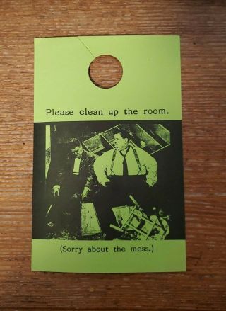 Laurel And Hardy Sons Of The Desert Hotel Do Not Disturb Doorknob Sign 2