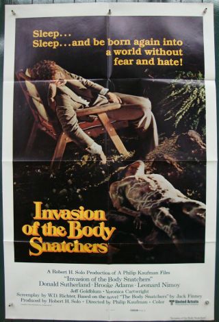Invasion Of The Body Snatchers - Philip Kaufman - Horror - Sci Fi - Os Style B (27x41)