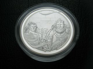 Zealand 2003 $1 Silver Proof Coin Lord Of The Rings Aragorns Coronation