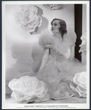Eleanore Whitney Sexy Actress 1936 Vintage Orig Photo Creased See