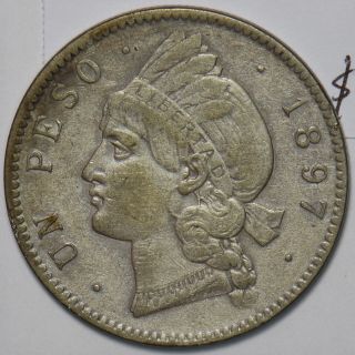 Dominican Republic 1897 Peso 491244 Combine
