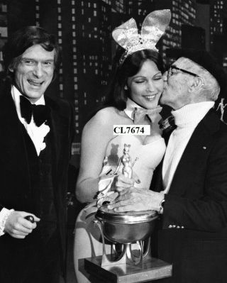 Hugh Hefner,  Elizabeth Martin And Groucho Marx At Playmate Of The Year Awards