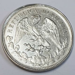 1901 Mexico One Un Peso Silver Libertad Republic Mexicana Collector Coin MX0119 2