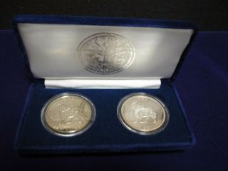 1997 Marshall Islands $50.  999 Silver Proof & $5 State Year Of The Ox
