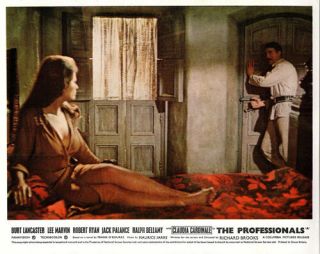 The Professionals Lobby Card Jack Palance Claudia Cardinale Barefoot