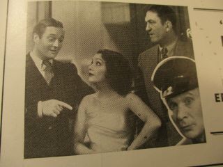 1933 Movie Herald Lupe Velez In Hot Pepper Bette Davis 20,  000 Years In Sing Sing
