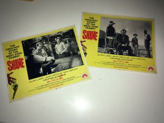 Shane Movie Lobby Card Posters 1953 Alan Ladd Gunfighter Western R66