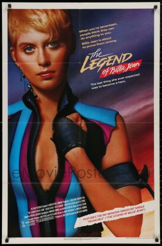 The Legend Of Billie Jean (1985) • 27x40 Movie Poster • Folded G - Vg