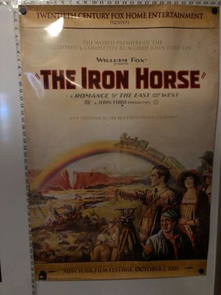 The Iron Horse Movie Poster One Sheet Rare Not Folded 27x40 Numbered X/100