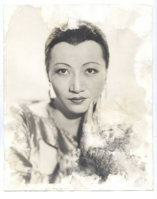 Anna May Wong 1934 Limehouse Nights 8x10 Portrait