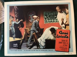 Anna Lucasta 1959 United Artists 11x14 " Lobby Card Sammy Davis,  Jr.  Eartha Kitt